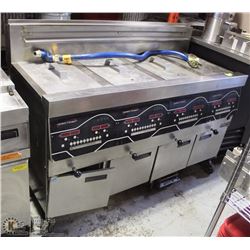 HENNY PENNY FOUR BAY OPEN DEEP FRYER