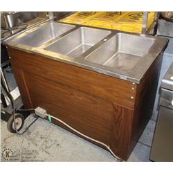 VOLLRATH 3 WELL STEAM TABLE 46X24X35