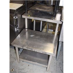 STAINLESS STEP TABLE 25X39X30