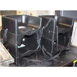 LOT OF 4 BOOSTER SEATS