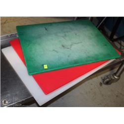 LOT OF 3 CUTTING BOARDS 24"X18"