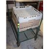 Image 1 : SMALL 2 TIER METRO RACK WITH 2 DISHWASHER RACKS
