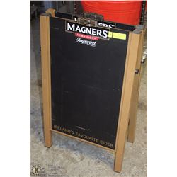 SANDWICH ADVERTISING BLACK BOARD, DOUBLE SIDED
