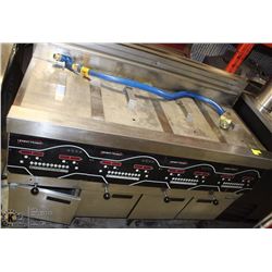 HENNY PENNY 4 BAY OPEN DEEP FRYER NO BASKETS