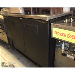 TRUE 2 DOOR COOLER WITH STAINLESS STEEL TOP