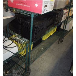 3 TIER GREEN METRO ROLLING RACK