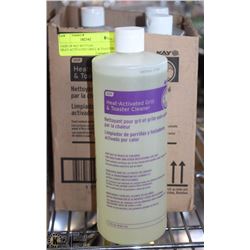 CASE OF 4QT BOTTLES HEAT-ACTIVATED GRILL & TOASTER