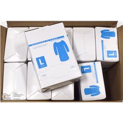 CASE OF SZ LARGE DISPOSABLE GOWNS
