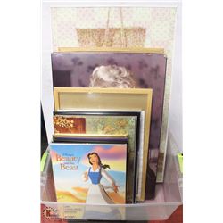 LARGE TOTE OF ESTATE PICS - ASSORTED SIZES