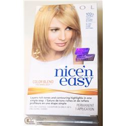 LOT OF 4 CLAIROL NICE'N'EASY #102G NATURAL LIGHT