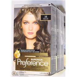 LOT OF 5 LOREAL SUPERIOR HAIR COLOR #16,