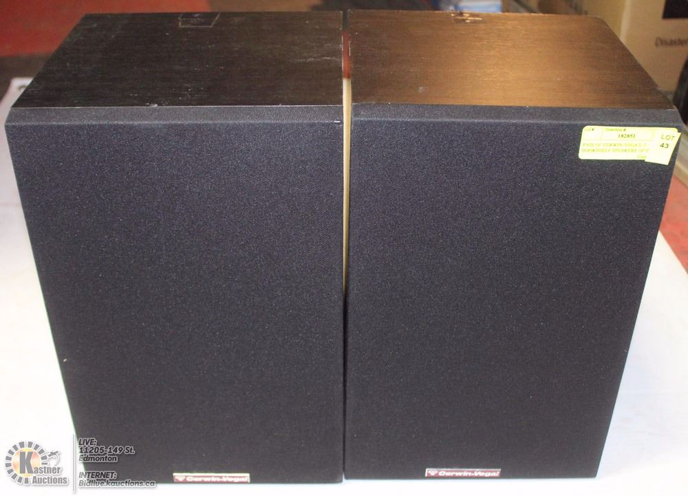 Pair Of Cerwin Vega L 7 Bookshelf Speakers 14 H