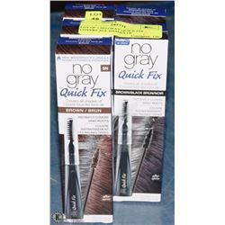 LOT OF 5 NO GRAY QUICK FIX COVERS ALL SHADES OF