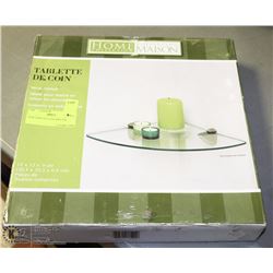 NEW CORNER GLASS SHELVES