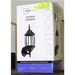 MAINSTAYS OUTDOOR LANTERN BRONZED FINISH