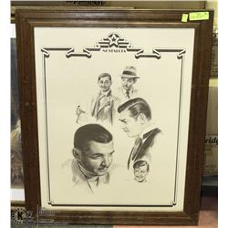 VINTAGE CLARK GABLE/RHETT BUTLER PICTURE 27X33.
