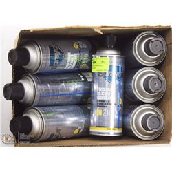CASE WITH 7 BOTTLES OF SILICONE LUBRICANT