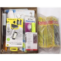BOX OF AIR FRESHNERS , CABLES AND MORE ...