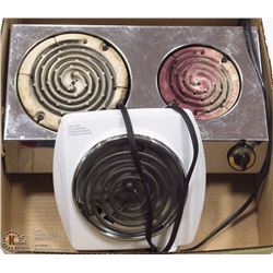 LOT OF TWO- INDUCTION/ PORTABLE HOT PLATES