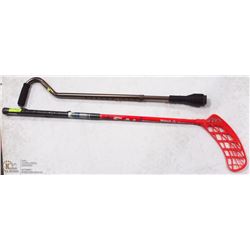 BALL HOCKEY STICK SOLD WITH CANE