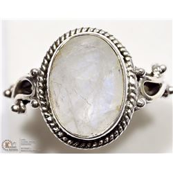 1) STERLING SILVER VINTAGE STYLE MOONSTONE RING