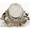 Image 2 : 1) STERLING SILVER VINTAGE STYLE MOONSTONE RING
