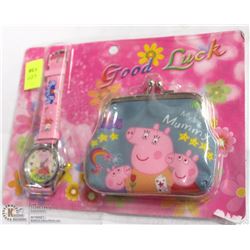 NEW CHILDRENS WATCH AND WALLET SET ON CHOICE