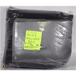 HOMETRENDS ASSORTED ROD & GROMMET CURTAINS