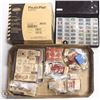 Image 1 : FLAT WITH ASSORTED 8 STAMPS WITH BOX OF PARTICULAT
