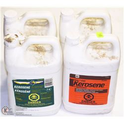 FOUR 4 LITRE BOTTLE CLEAR KERSCENE SOLD WITH