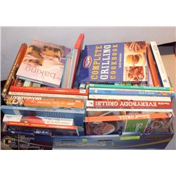 BOX OF COOKING BOOKS