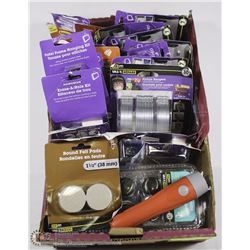 NEW LARGE FLAT OF HARDWARE INCLUDES SCREWS &