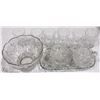 Image 1 : CRYSTAL & GLASS LOT INCL TUMBLERS , BOWLS, TRAY &