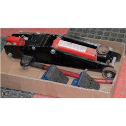 FLAT W/HUSKY 2-TON TROLLY JACK AND SET