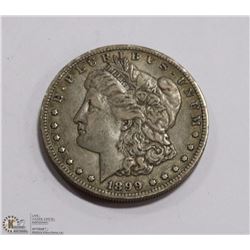 1899 US MORGAN $1.00 SILVER COIN