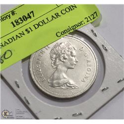 1980 CANADIAN $1 DOLLAR COIN