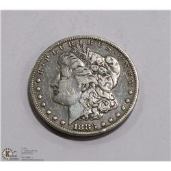 1883 US MORGAN $1.00 SILVER COIN