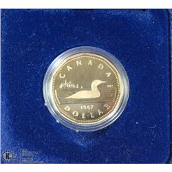 1987 SPECIAL PROOF EDITION DOLLAR COIN.