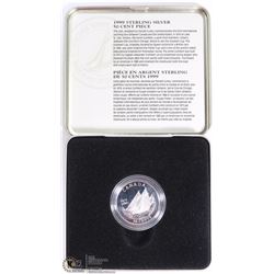 STERLING SILVER 50 CENT PIECE 1999