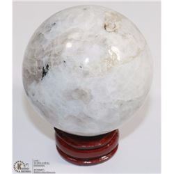 #109-NATURAL MOON STONE SPHERE   BALL