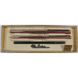 NEW VALAIRE GOLD TONE PEN & PENCIL GIFT SET