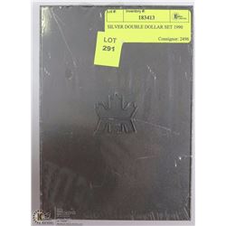 SILVER DOUBLE DOLLAR SET 1990