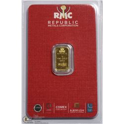 1 GRAM GOLD BAR