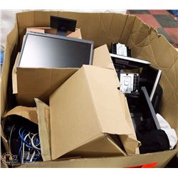 LARGE PALLET WITH COMPUTER MONITORS, NETWORK