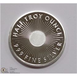 SUNSHINE MINT 1/2-TROY OUNCE .999 SILVER COIN