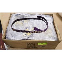 BOX W/60 NEW BELTS AS THEY COME -NO CHOICE-