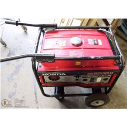 HONDA 6500 WATT GAS GENERATOR UNTESTED AS IS