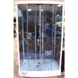 ANS825 STEAM SHOWER WITH LED LIGHTS, OVERHEAD