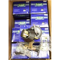 CASE OF 24 NEW DEADBOLTS
