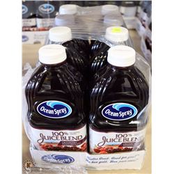 CASE WITH 8 1.77 LITRE BOTTLES OCEAN SPRAY